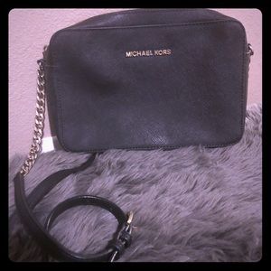 Black MK cross body good condition